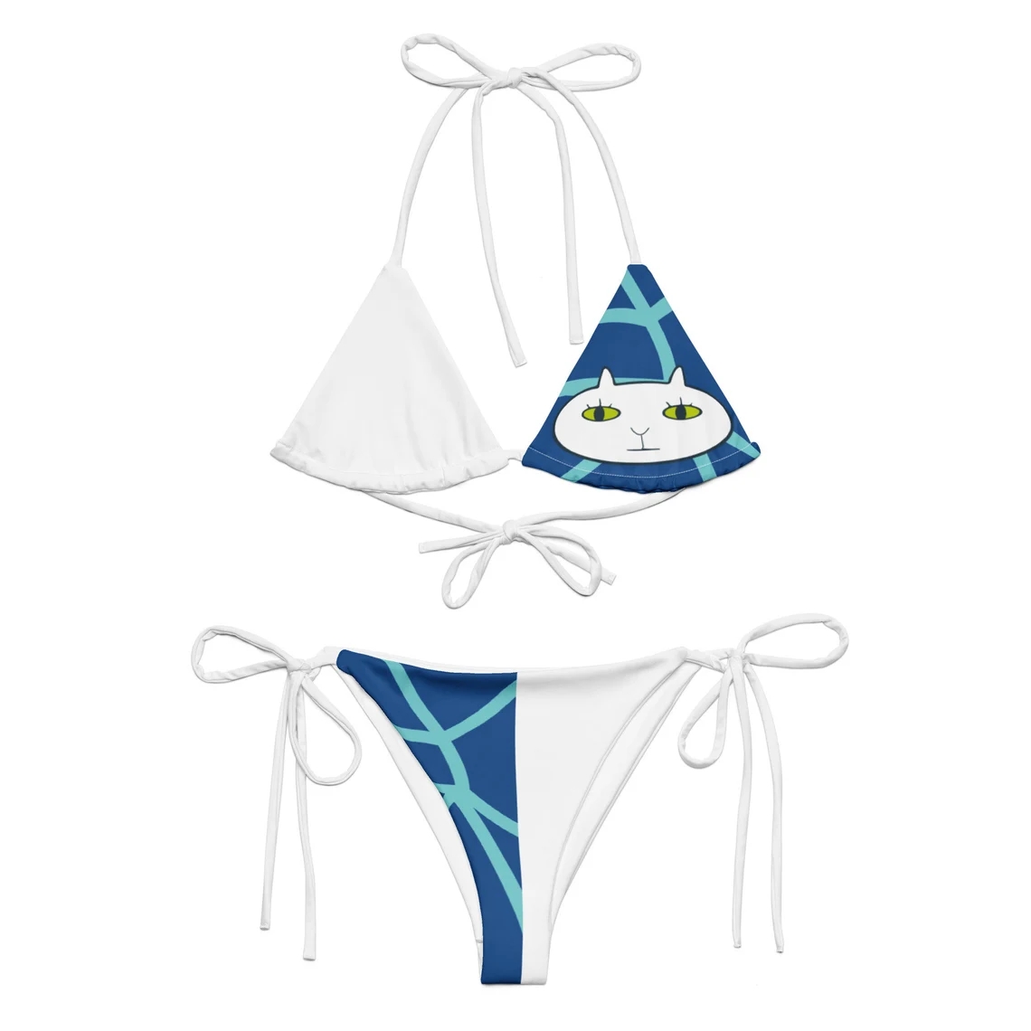 Lace Bralette Set - Anime Nami Cosplay Strój kąpielowy Kobiety